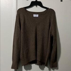 Old Navy Brown V-Neck Sweater